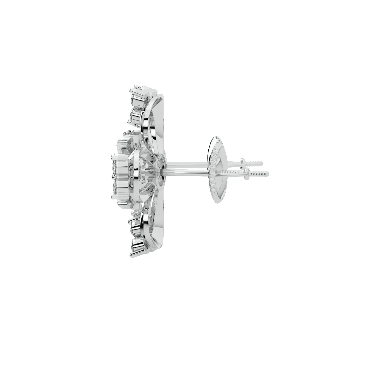 Arianna Round Diamond Stud Earrings